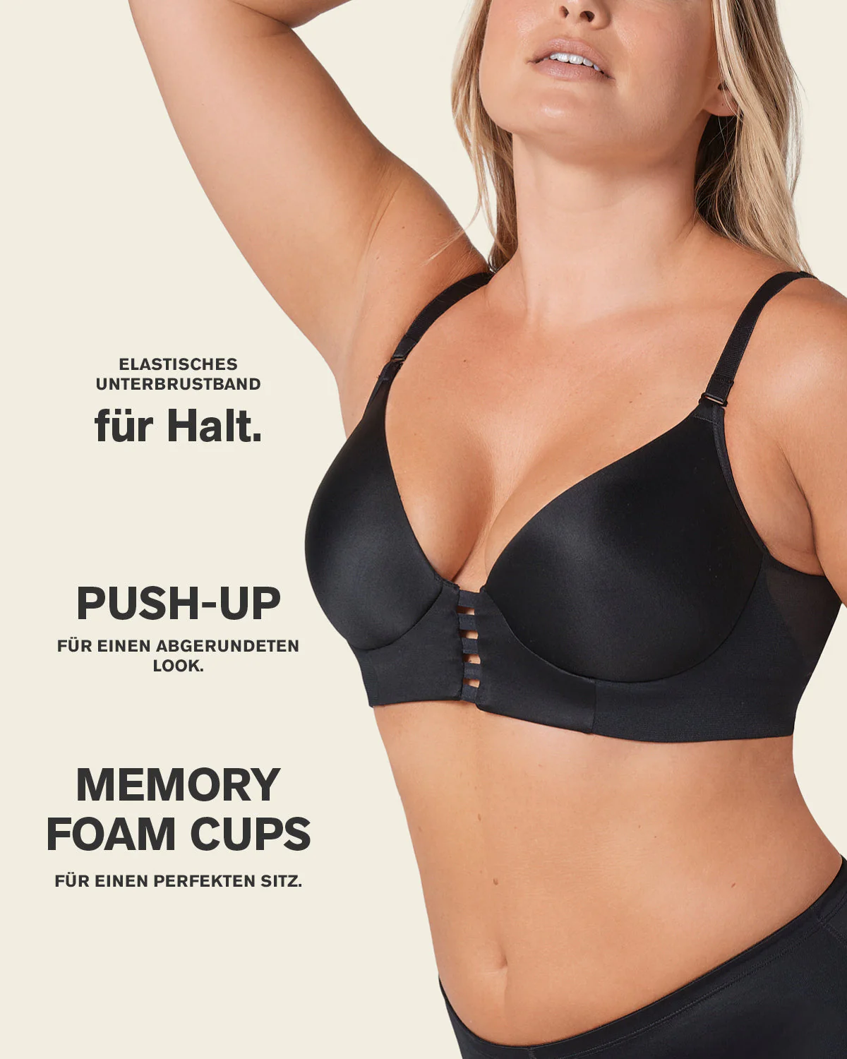 Sujetador triangular de push up alto y buen cubrimiento Memory Bustier - Image 26