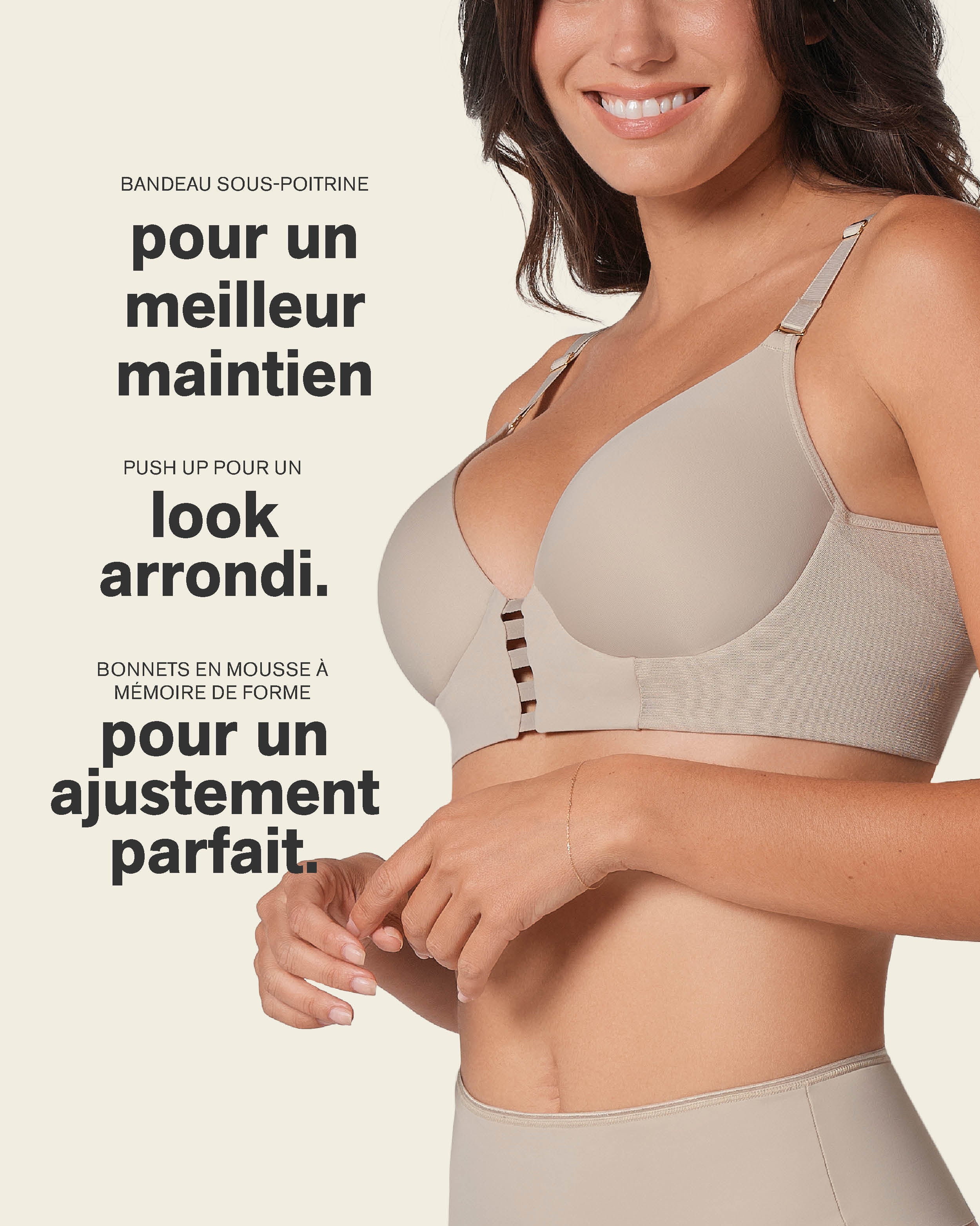 Sujetador triangular de push up alto y buen cubrimiento Memory Bustier - Image 9