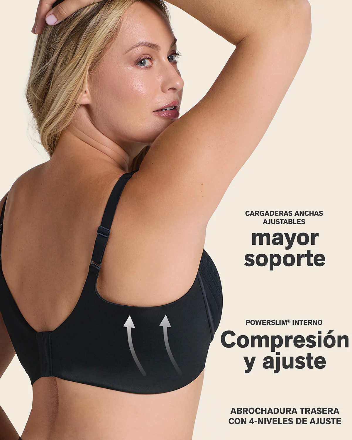 Sujetador sin aro, alto cubrimiento en escote y espalda - Image 10