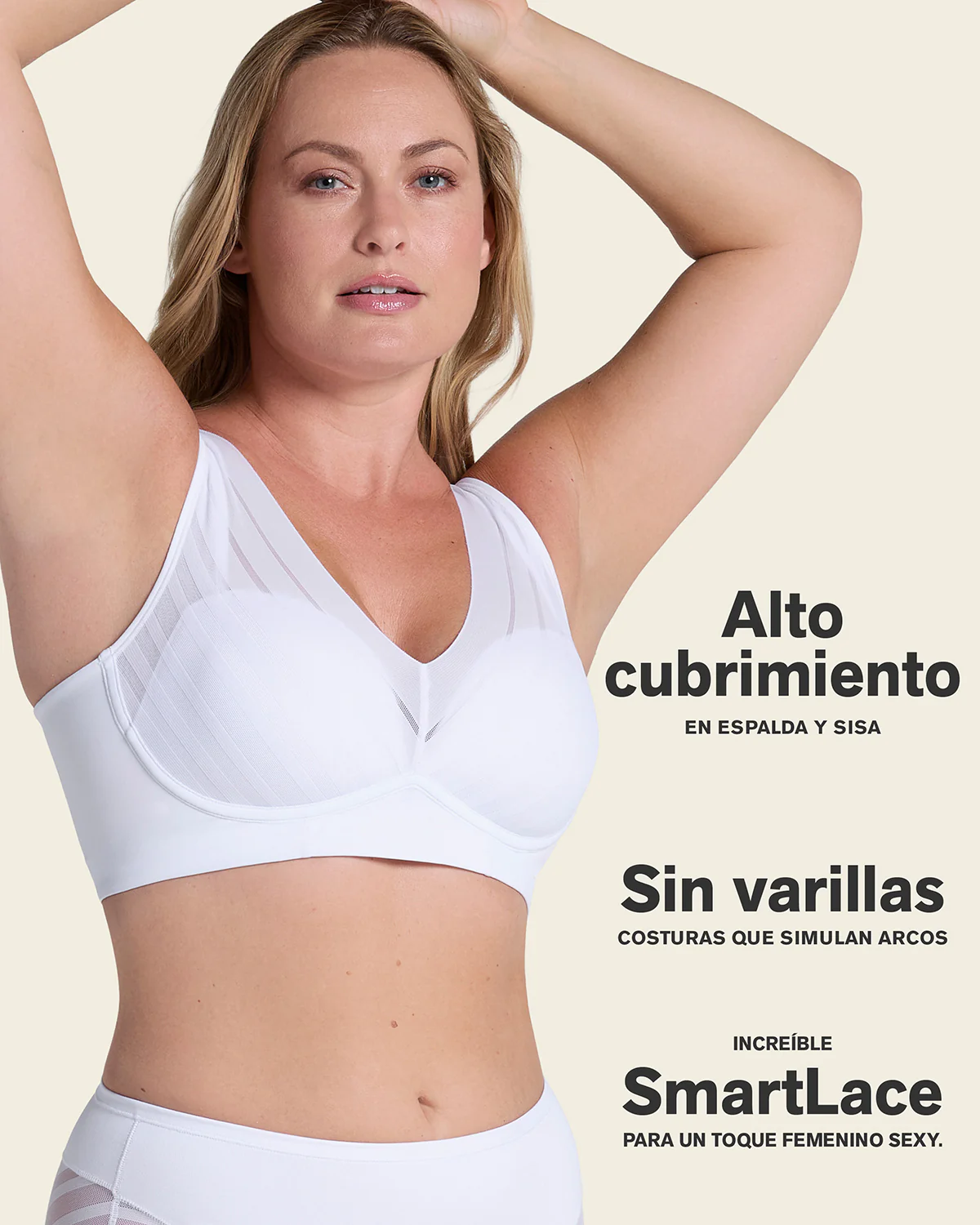 Sujetador sin aro, alto cubrimiento en escote y espalda - Image 22