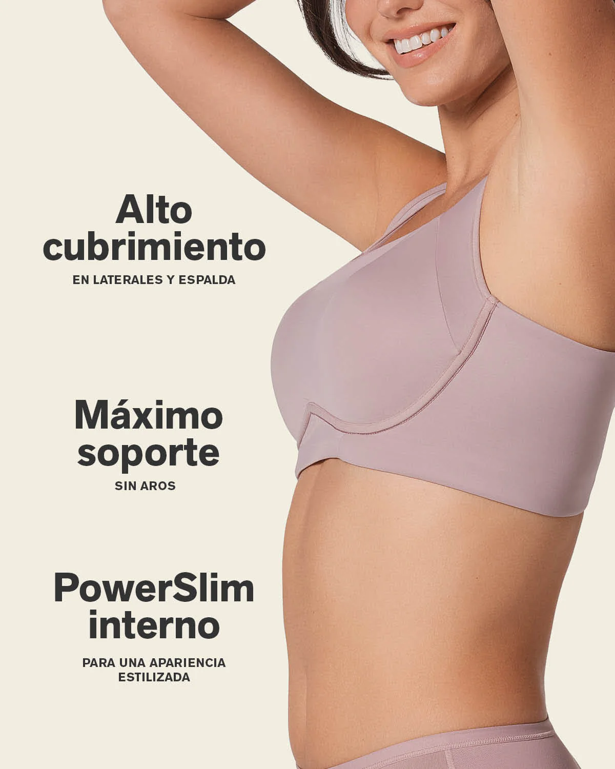 Sujetador sin aro ultracómodo de alta sujeción y cubrimiento Everyday Bra - Image 41