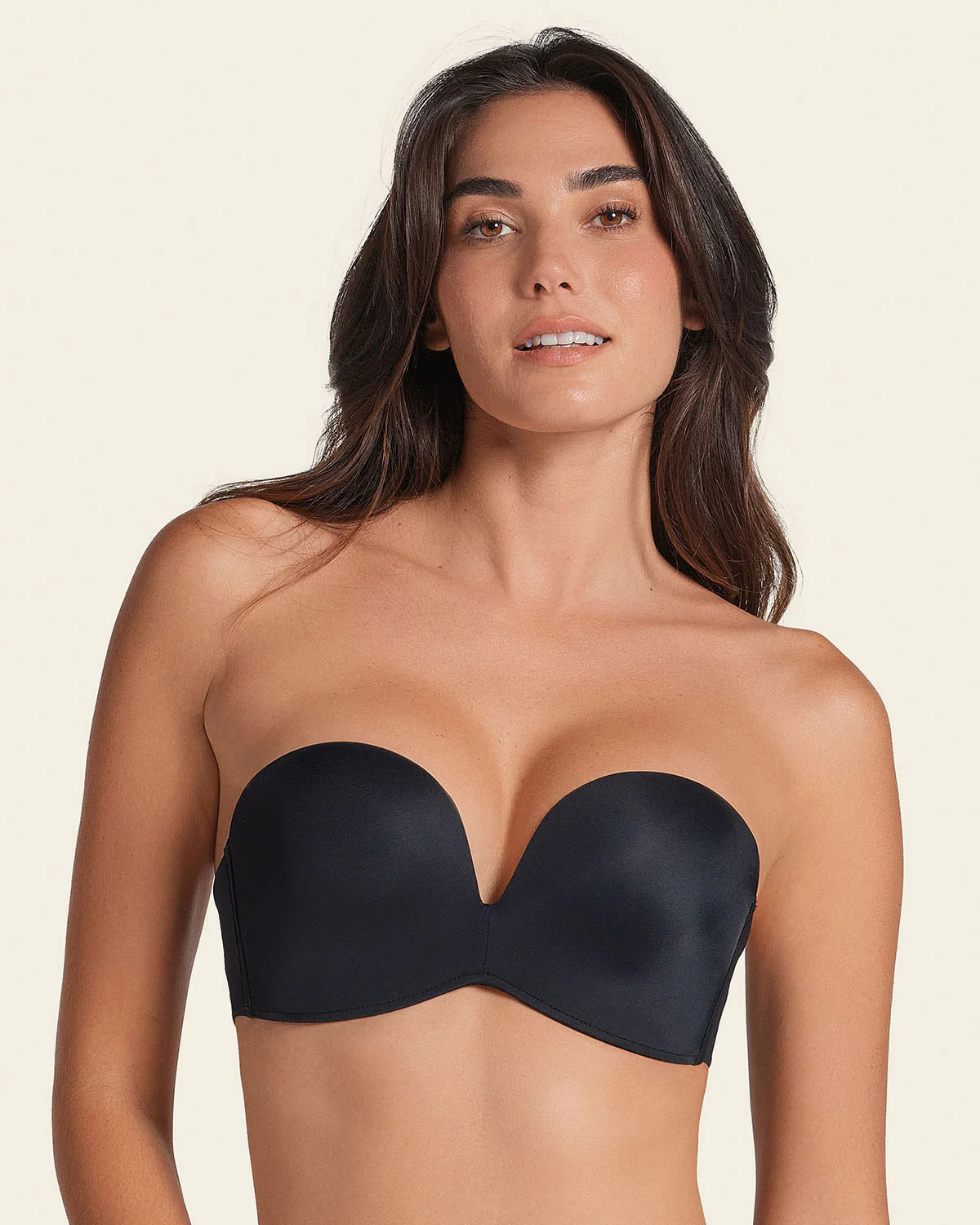 Sujetador sin tirantes Antigravedad de push up alto sin aro - Image 5