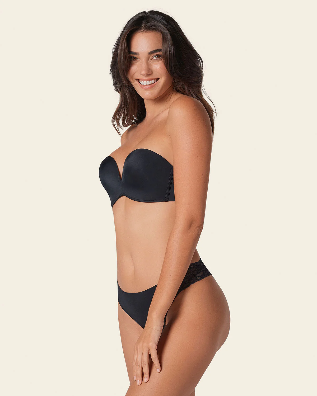 Sujetador sin tirantes Antigravedad de push up alto sin aro - Image 8