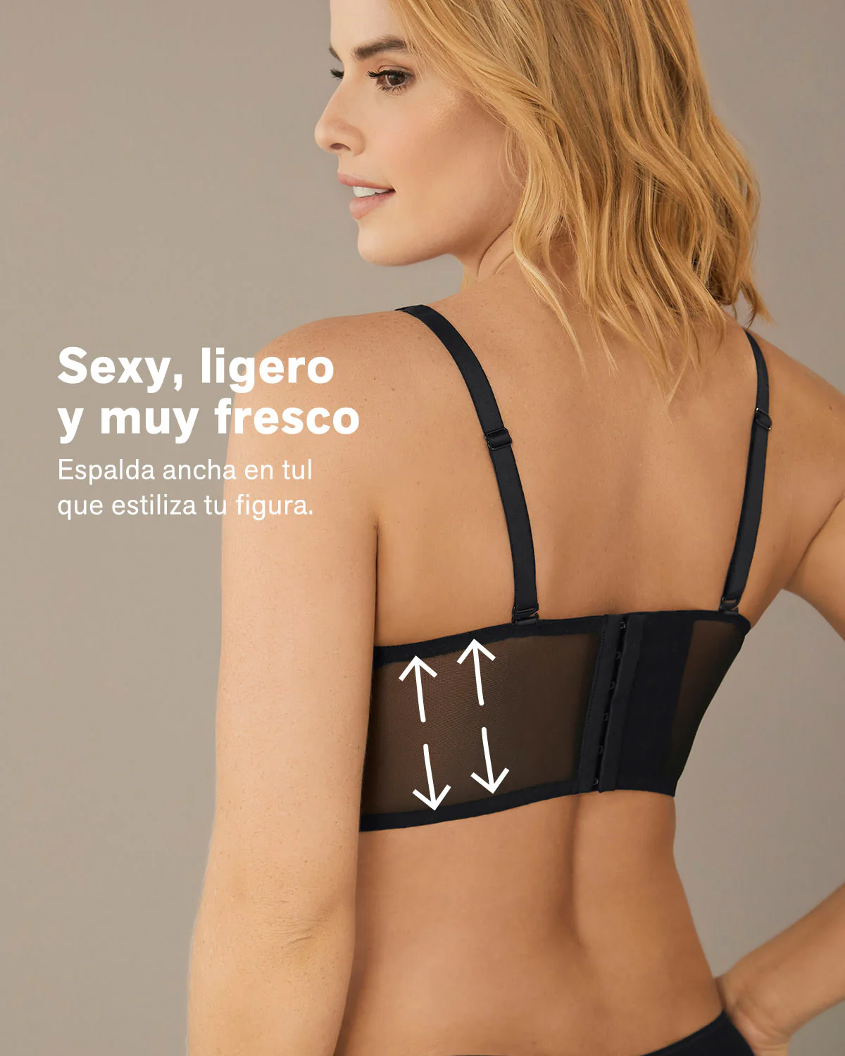 Sujetador tipo bralette en encaje y transparencias - Image 10