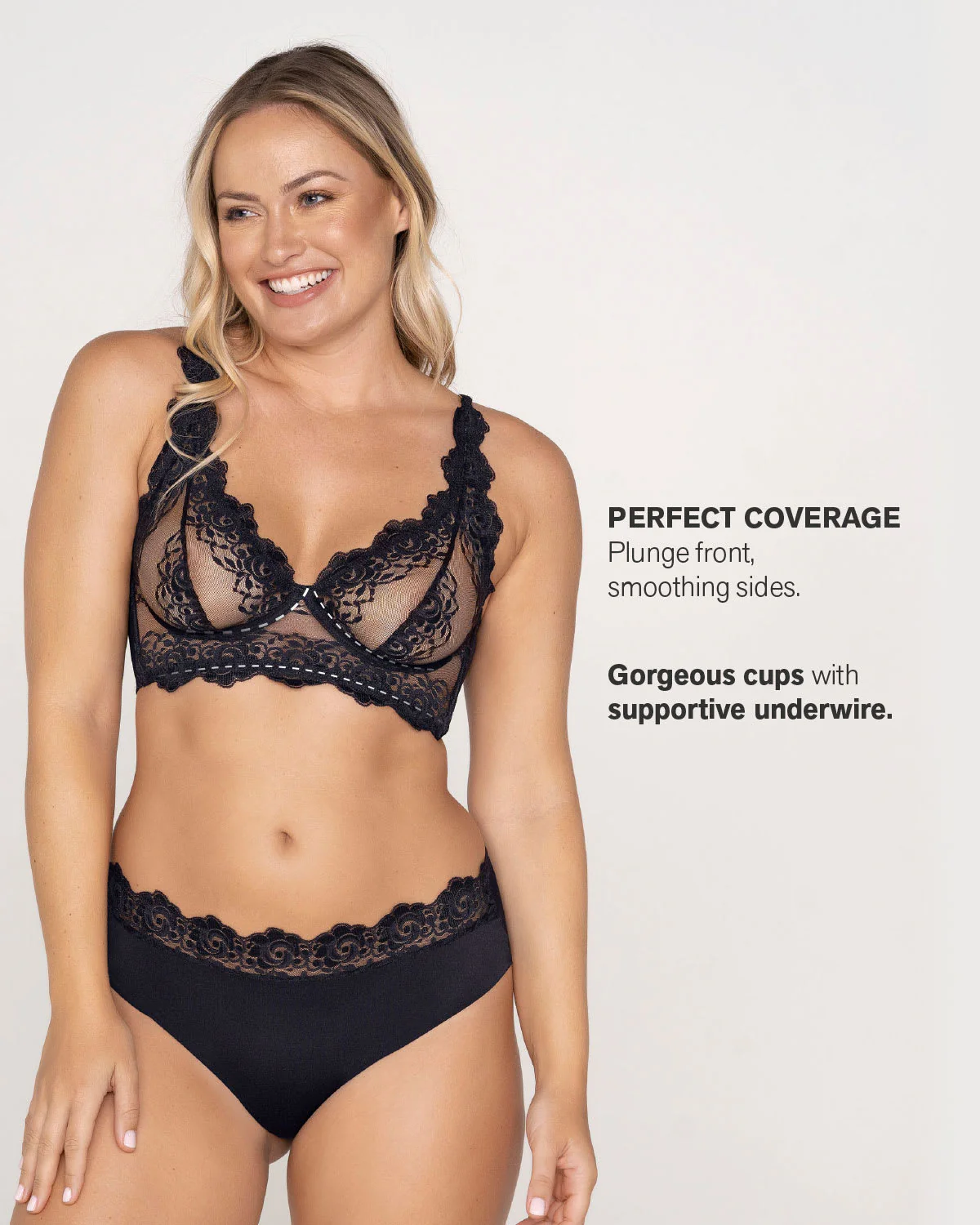 Sujetador tipo bralette en encaje y transparencias - Image 14