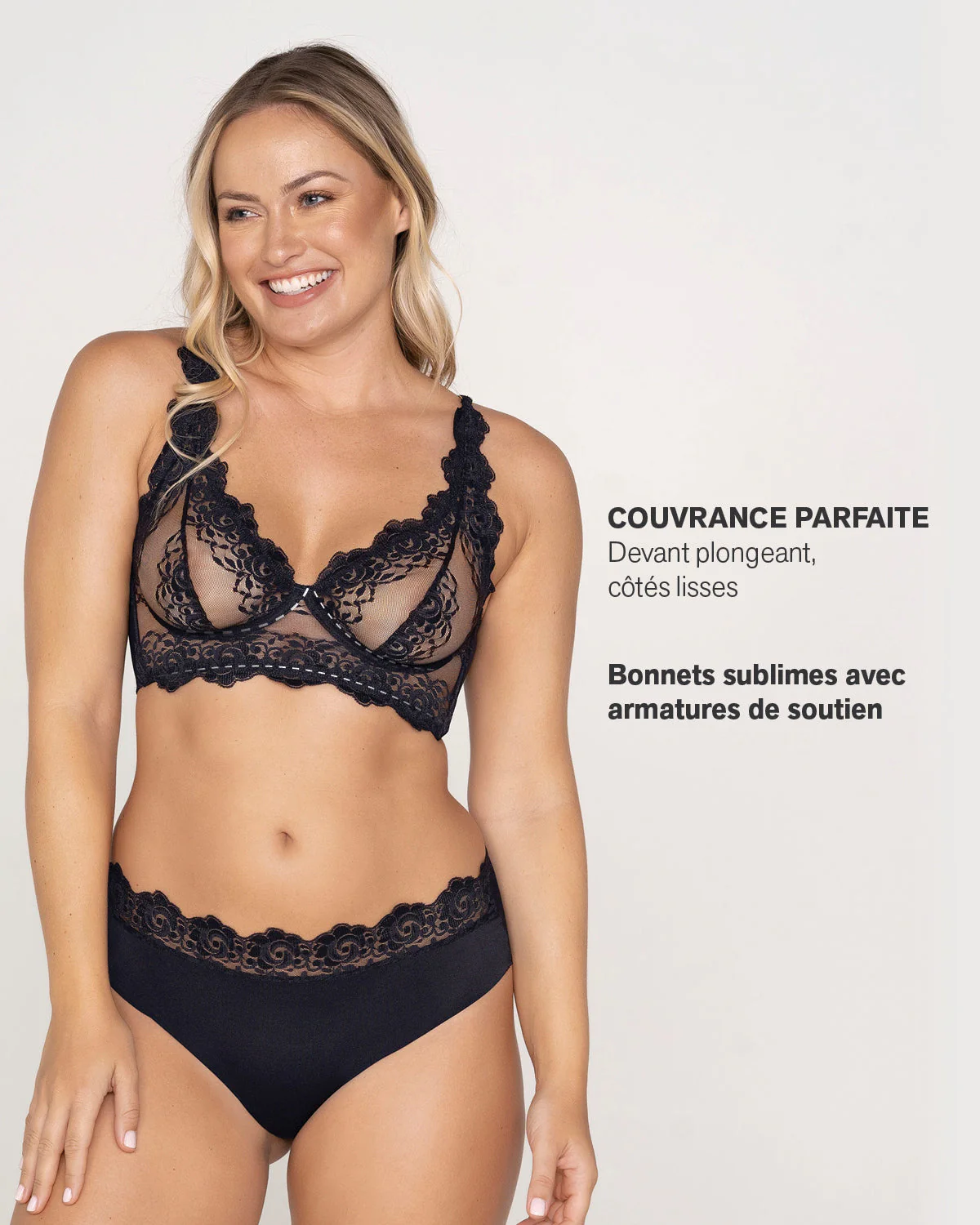 Sujetador tipo bralette en encaje y transparencias - Image 18