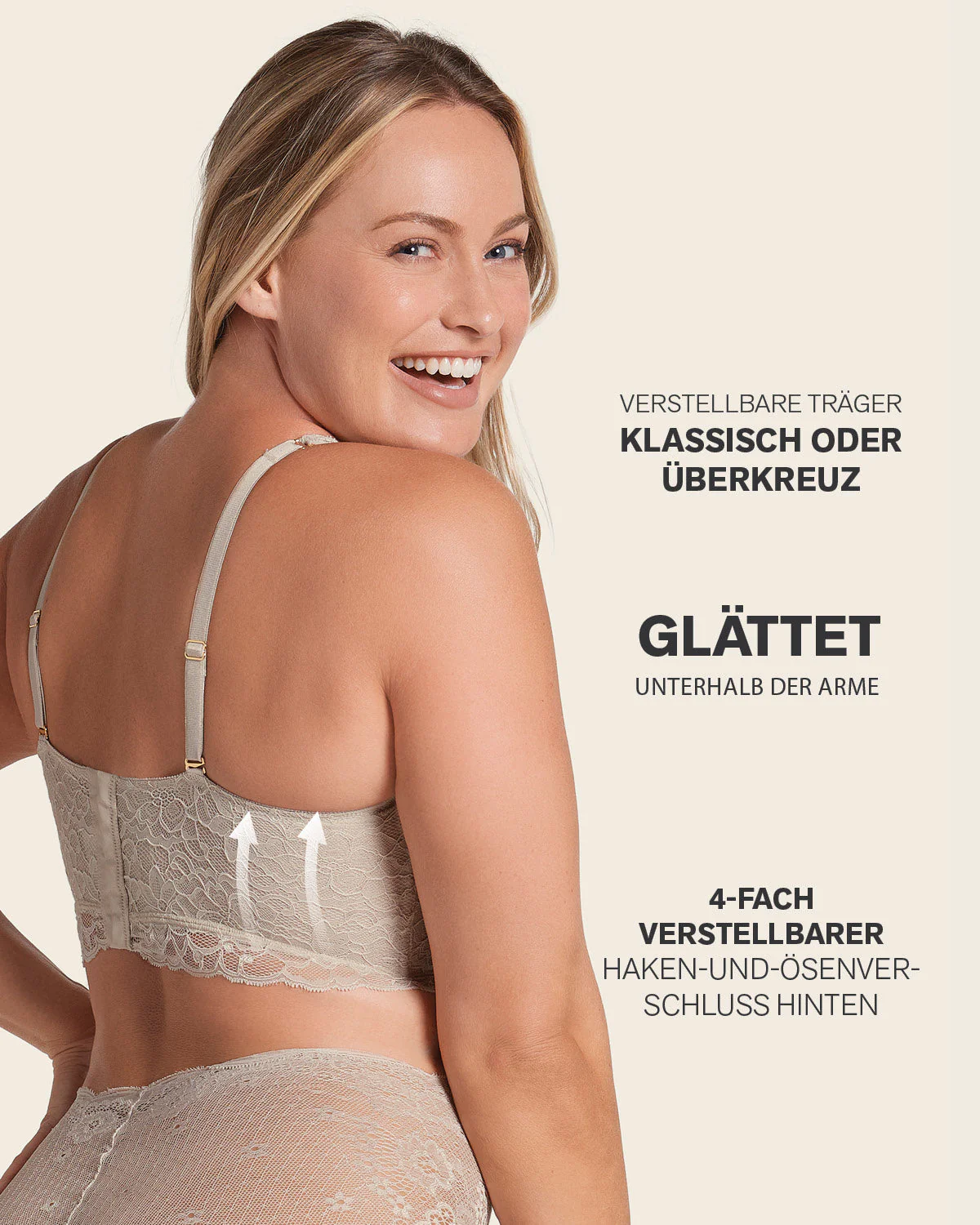 Sujetador en encaje ideal para pecho pesado Sexy Support - Image 22