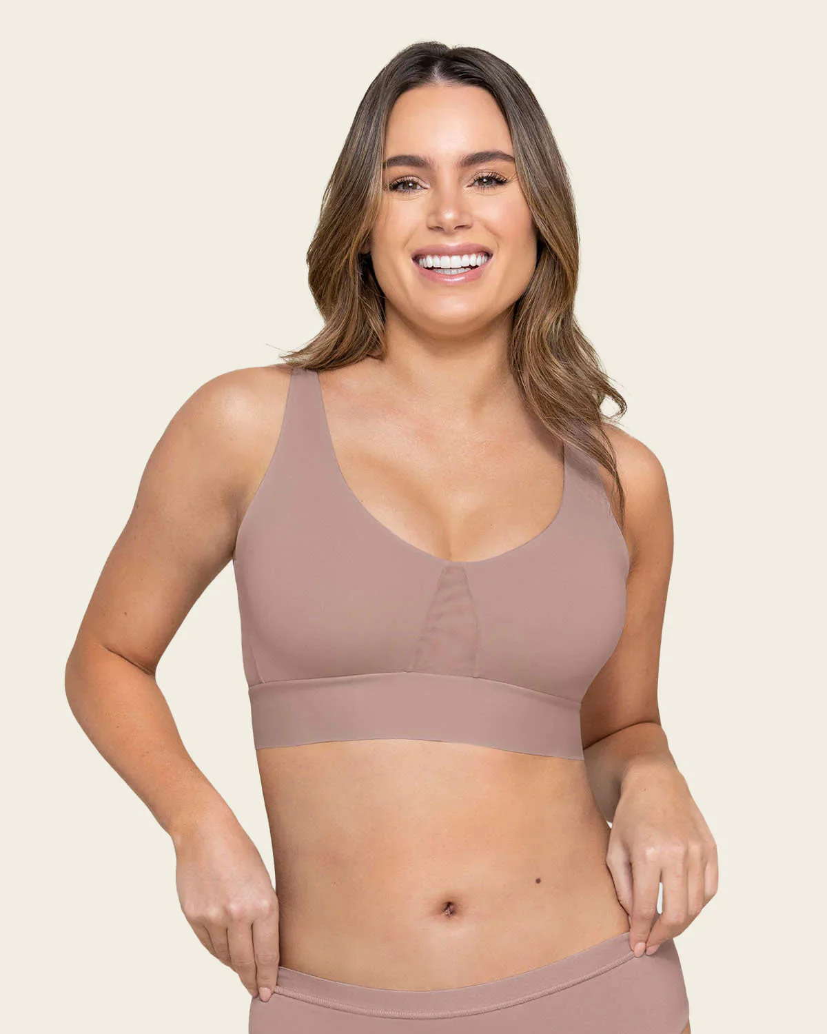 Sujetador tipo top de copas extraíbles totalmente cómodo y liviano Flexi Brastop - Image 11