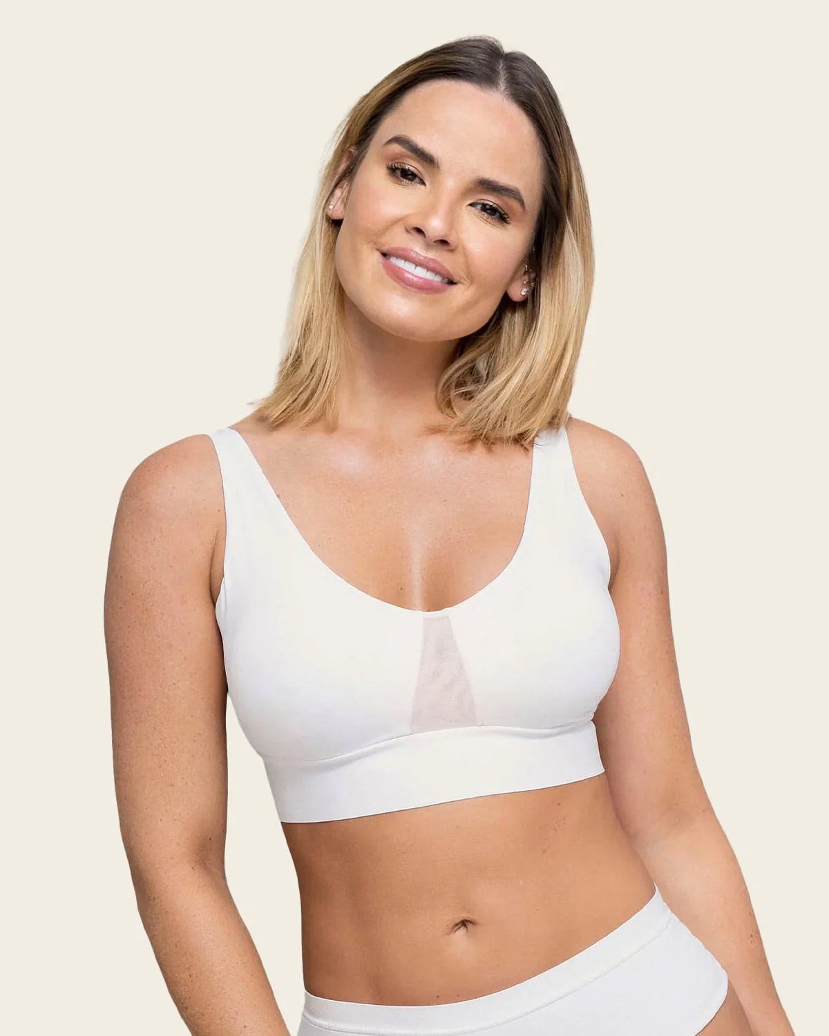 Sujetador tipo top de copas extraíbles totalmente cómodo y liviano Flexi Brastop - Image 6