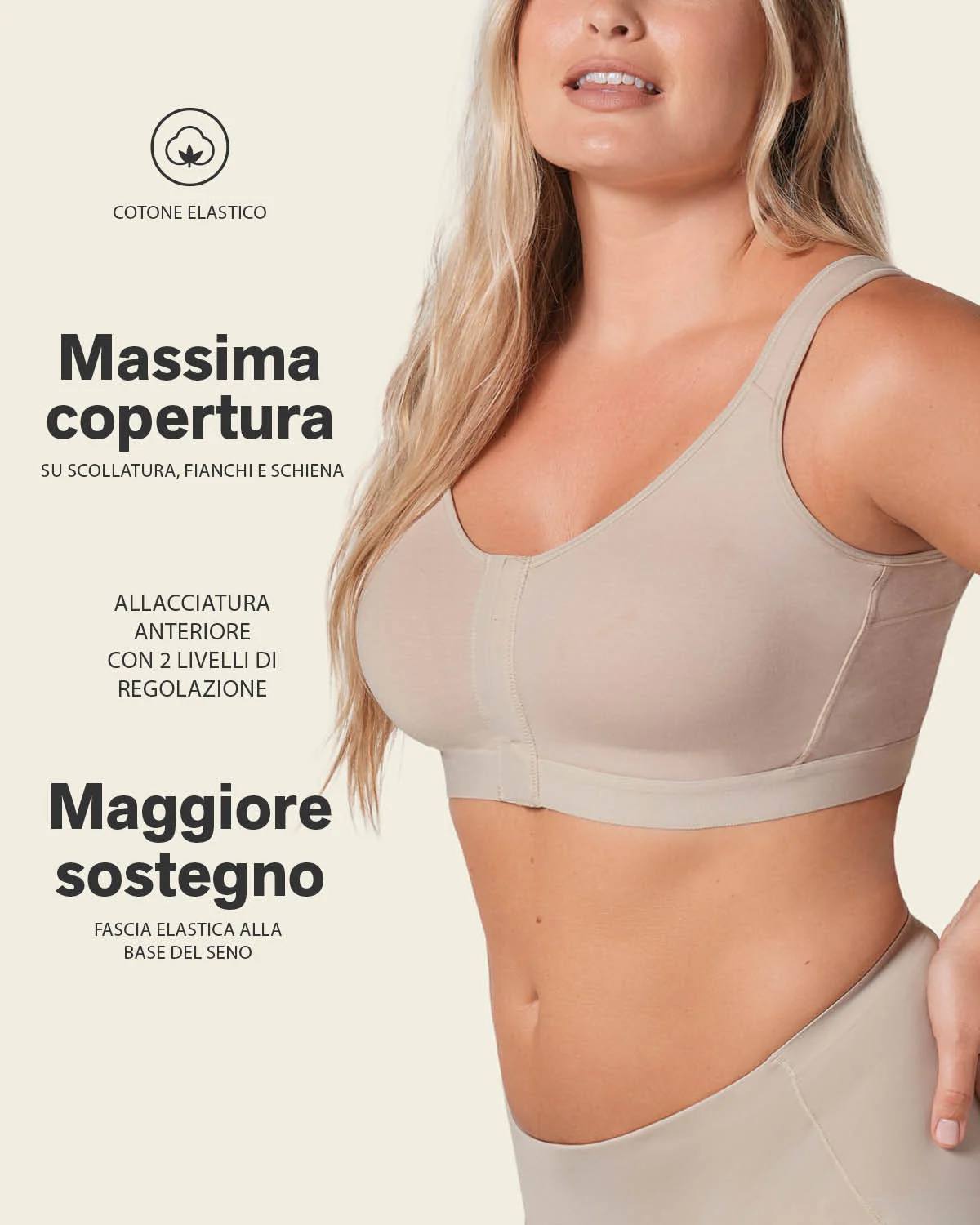 Sujetador en algodón facilitador de postura, All in One Bra - Image 10