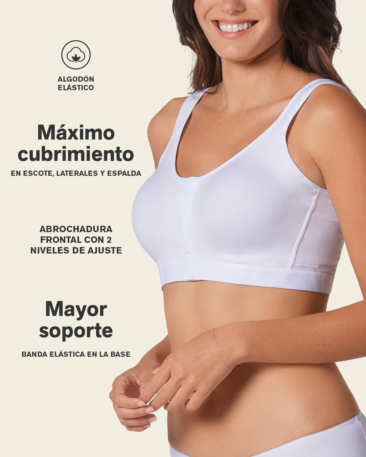 Sujetador en algodón facilitador de postura, All in One Bra - Image 15