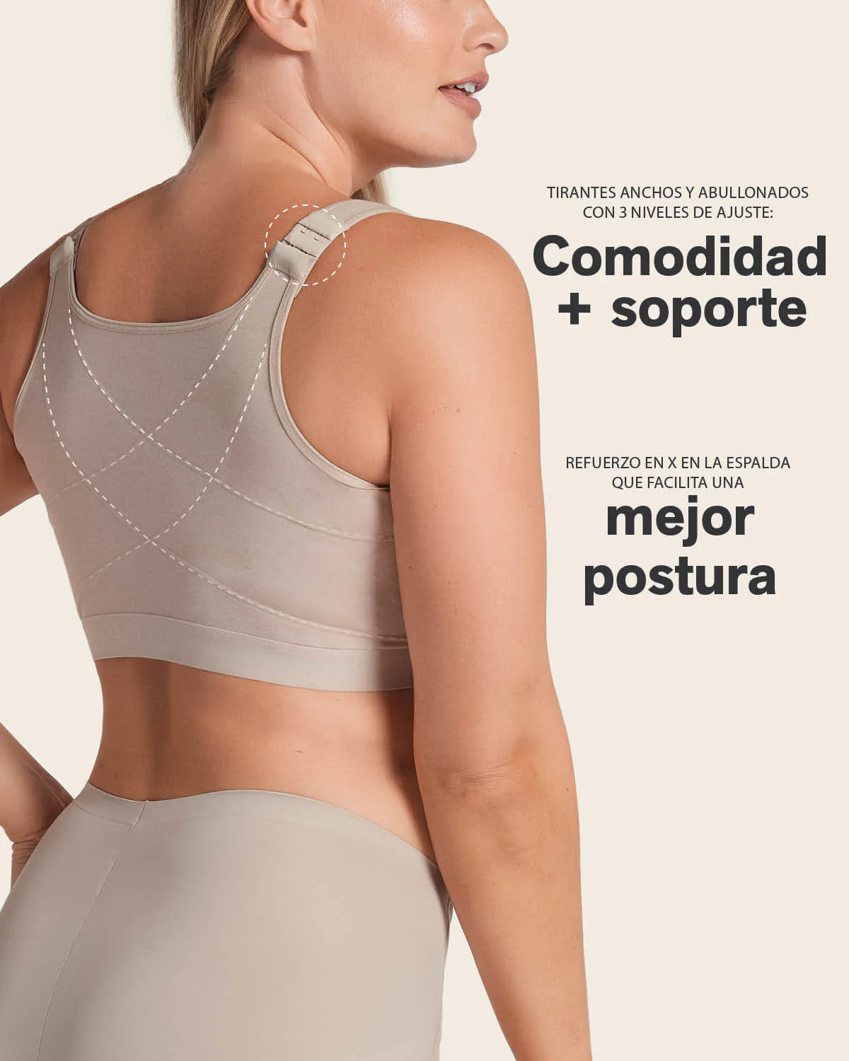 Sujetador en algodón facilitador de postura, All in One Bra - Image 3