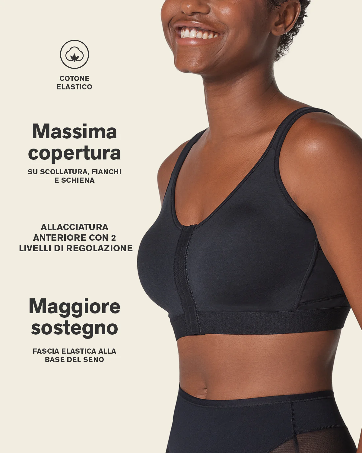 Sujetador en algodón facilitador de postura, All in One Bra - Image 33