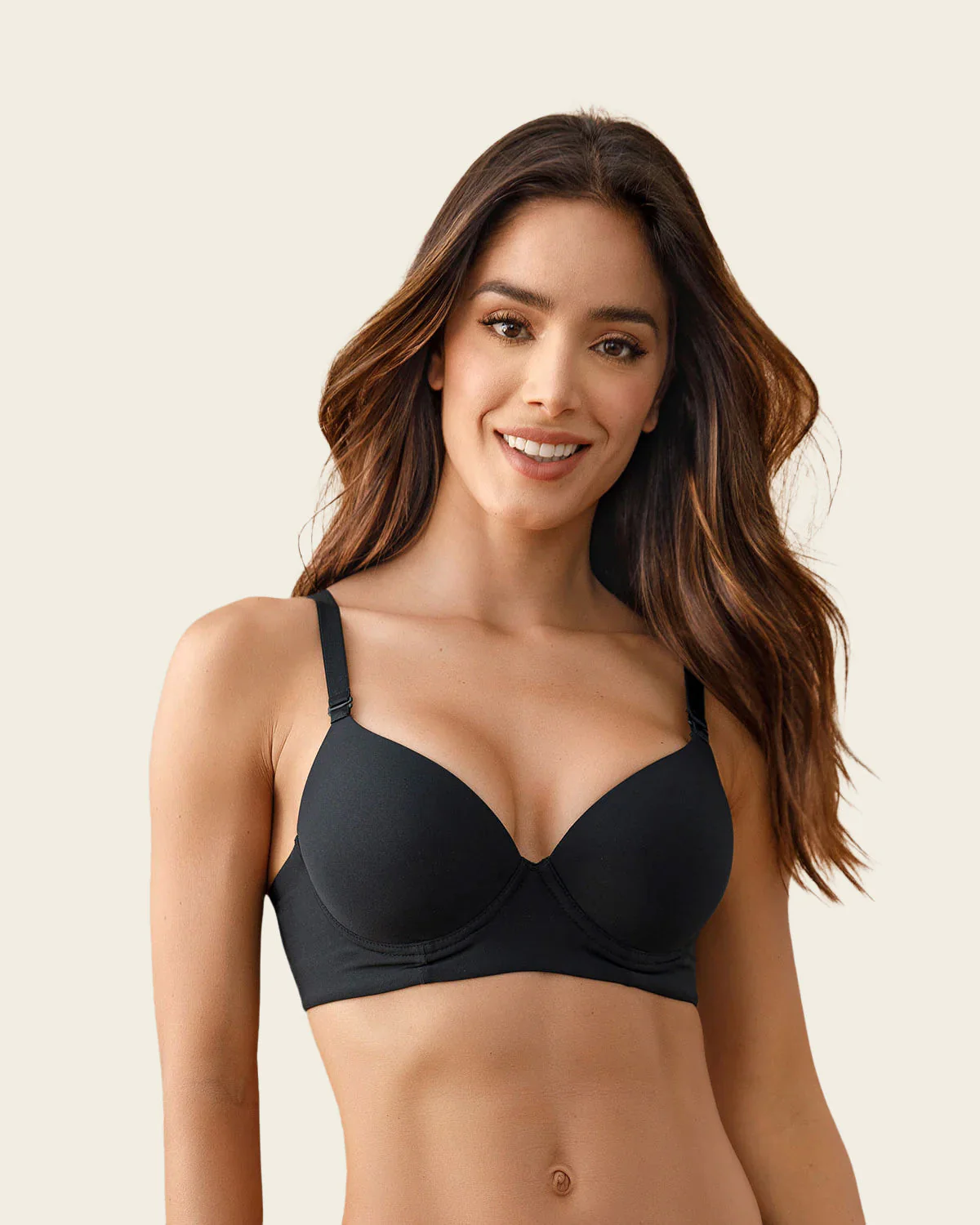 Sujetador de push up alto copa lisa - Image 6