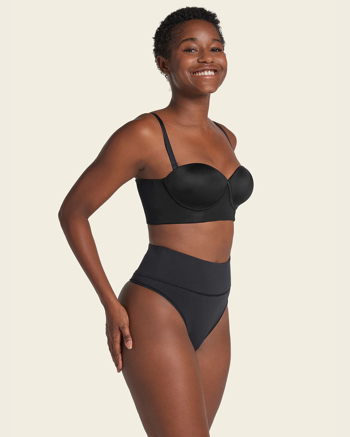 Tanga de moldeadora talle alto en SkinFuse - Image 16