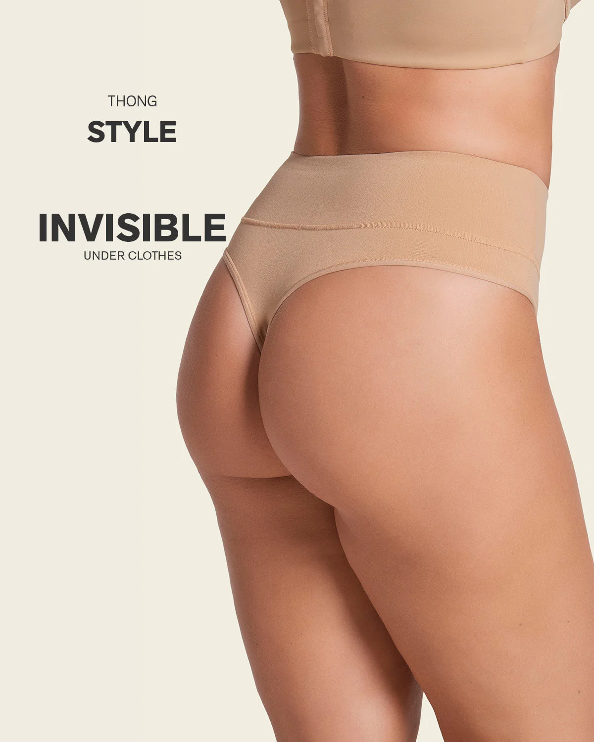 Tanga de moldeadora talle alto en SkinFuse - Image 4