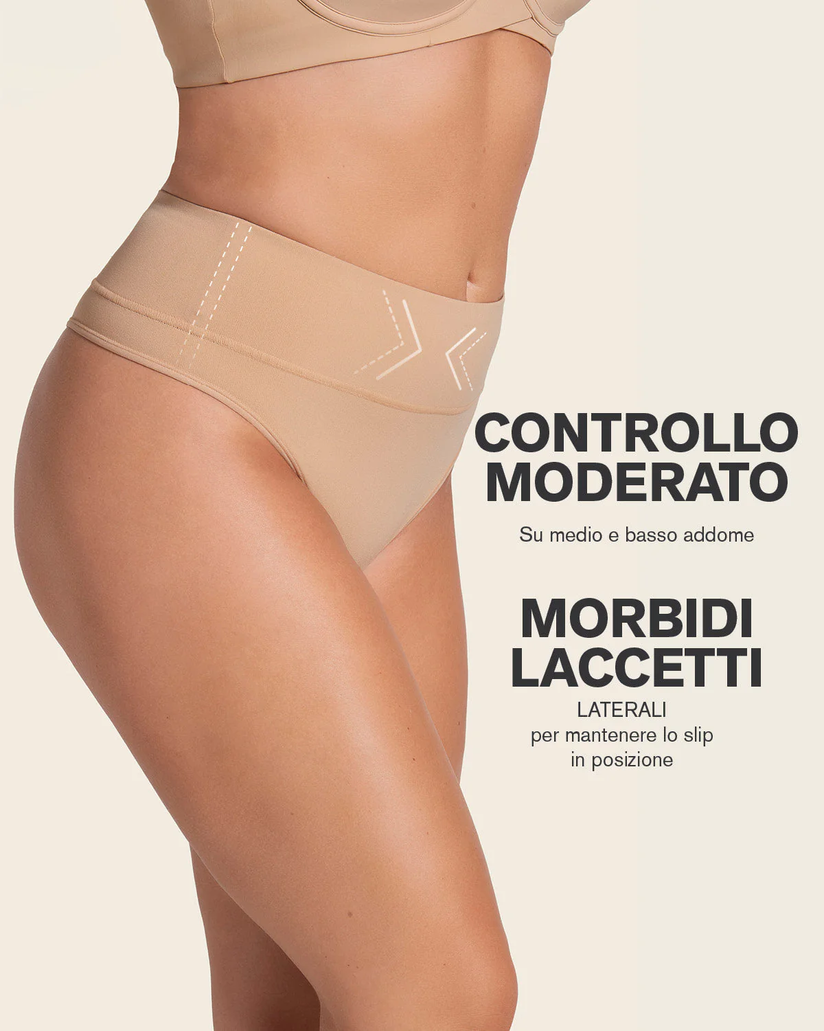 Tanga de moldeadora talle alto en SkinFuse - Image 7