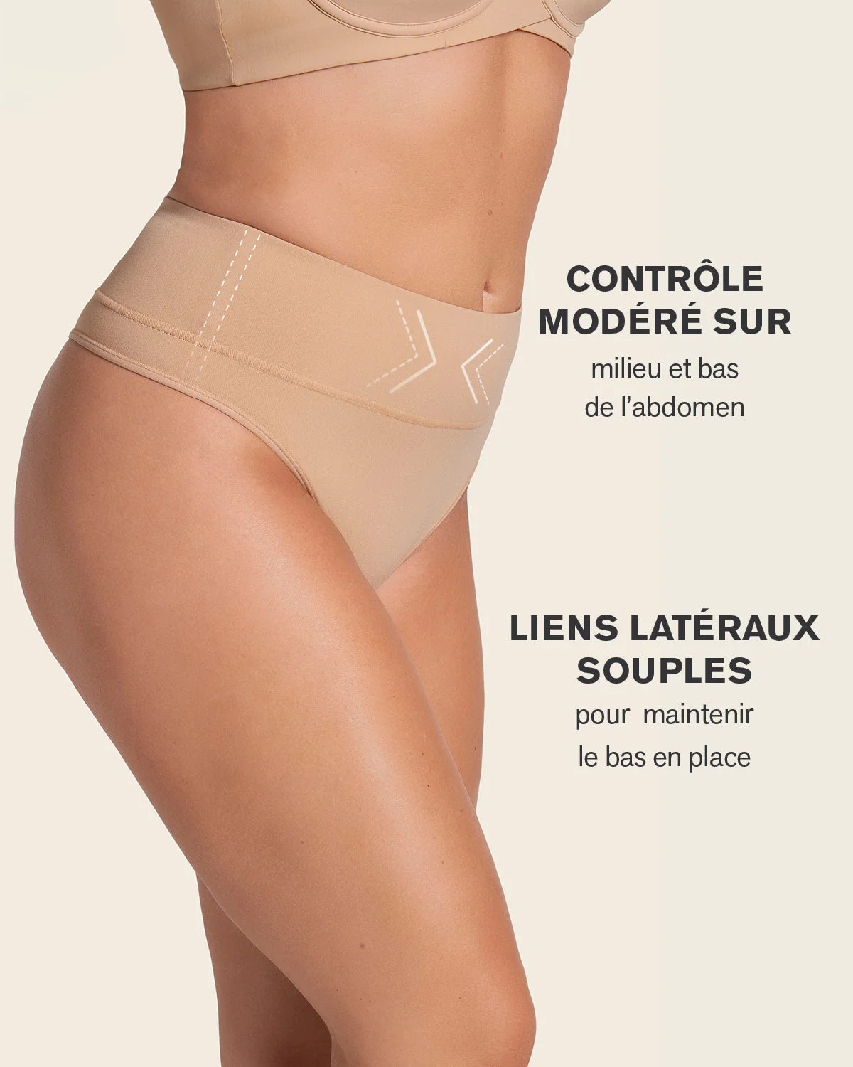Tanga de moldeadora talle alto en SkinFuse - Image 9